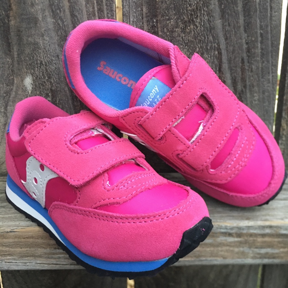 Saucony Toddler Girl shows Baby Jazz HL Magenta - Picture 9 of 11